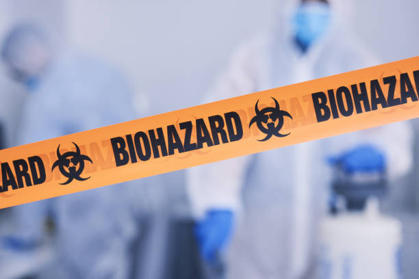 Professional Infectious Disease Decontamination technician working in Odem, TX